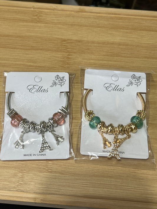 3 Paris Towers Spring  Bracelets