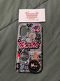 Black onyx Barbie Custom junk case FOR (iPhone16) this case in photo