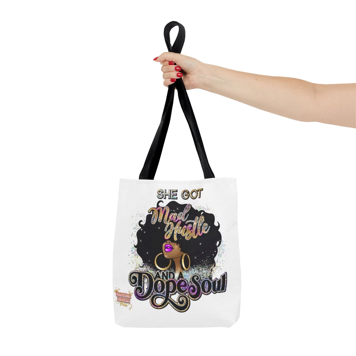 She has mad hustle   Tote Bag - Stylish Reusable Bag for Strong Women