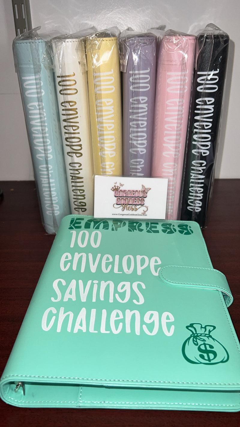 100 Envelope Saving Challenge ￼ Binder