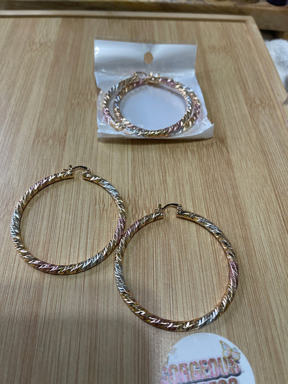 Twist Hoop Earrings