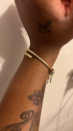 Mickey Mouse keys ￼Gold Twist bracelet