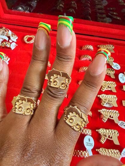 Betty B Face Ring