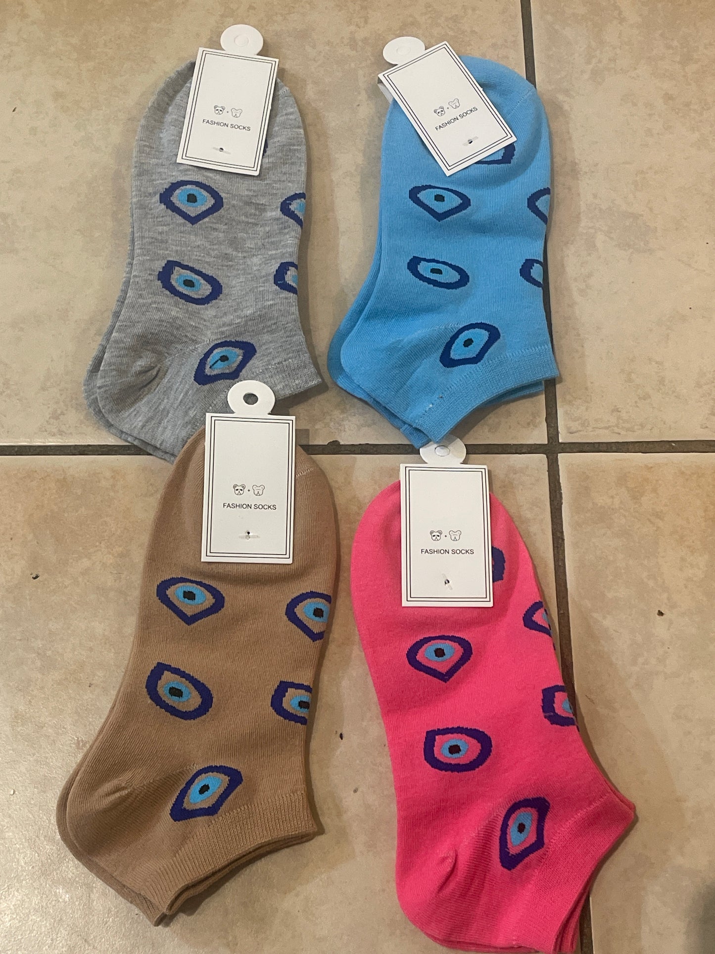 Evil Eye   socks 1 pair