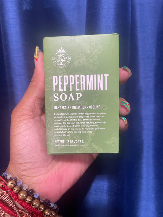 PEPPERMINT SOAP

IRRITATION | COOLING | ITCHY SCALP