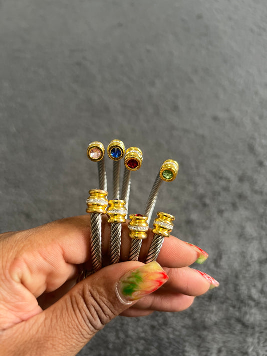 Zodiac Birthstone Cable Wire