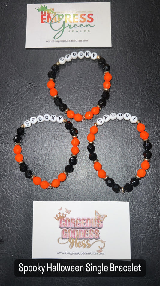 Spooky Halloween  🎃  Single Bracelet