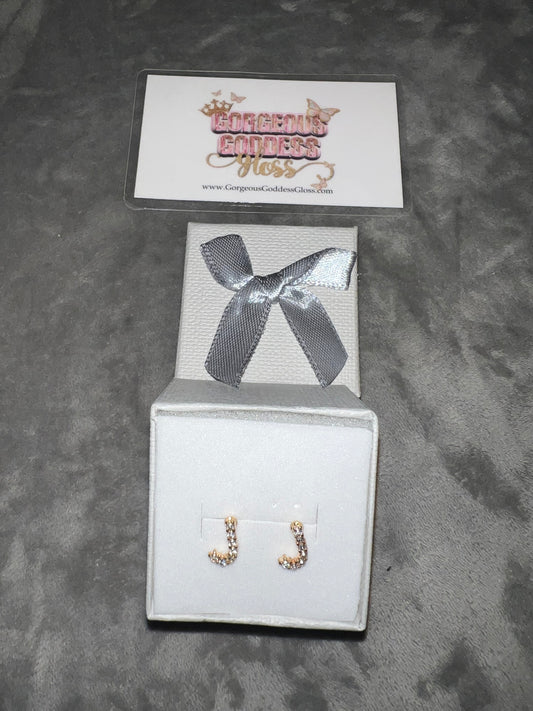 J - Letter Earring