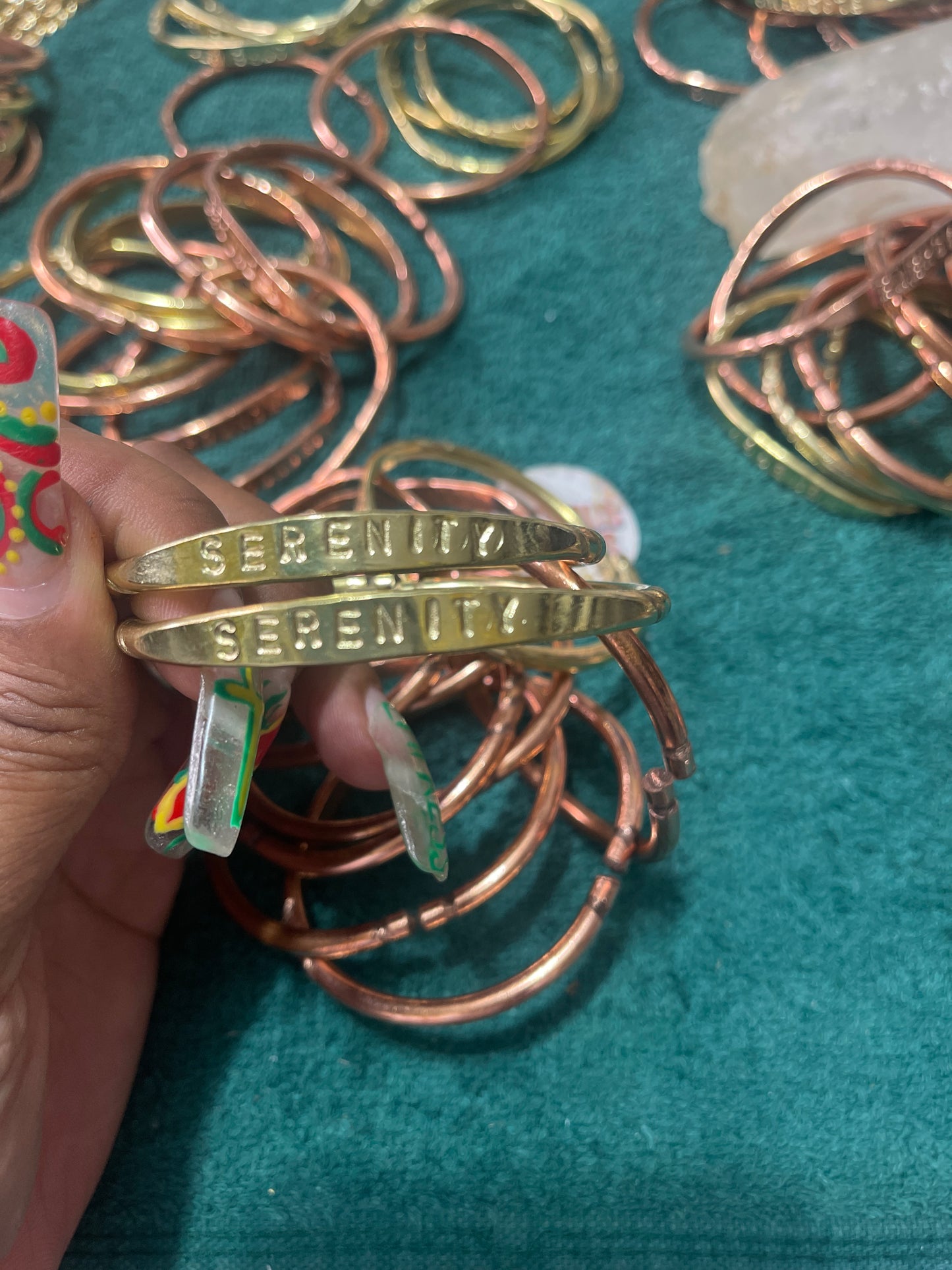 Serenity Pure Copper  Bangle 1pc