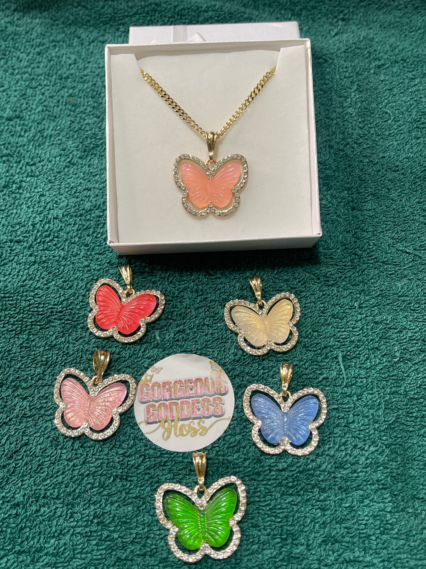 Bling Butterflies Necklace