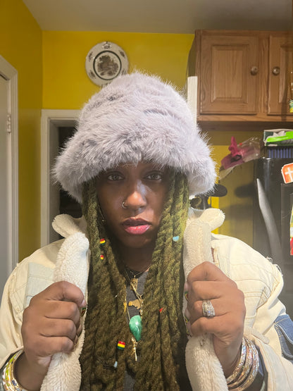 Frizzy Bucket Winter Hat