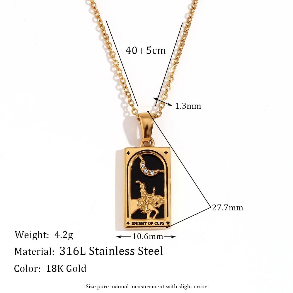 Tarot Card Necklace