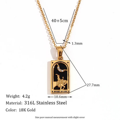 Tarot Card Necklace