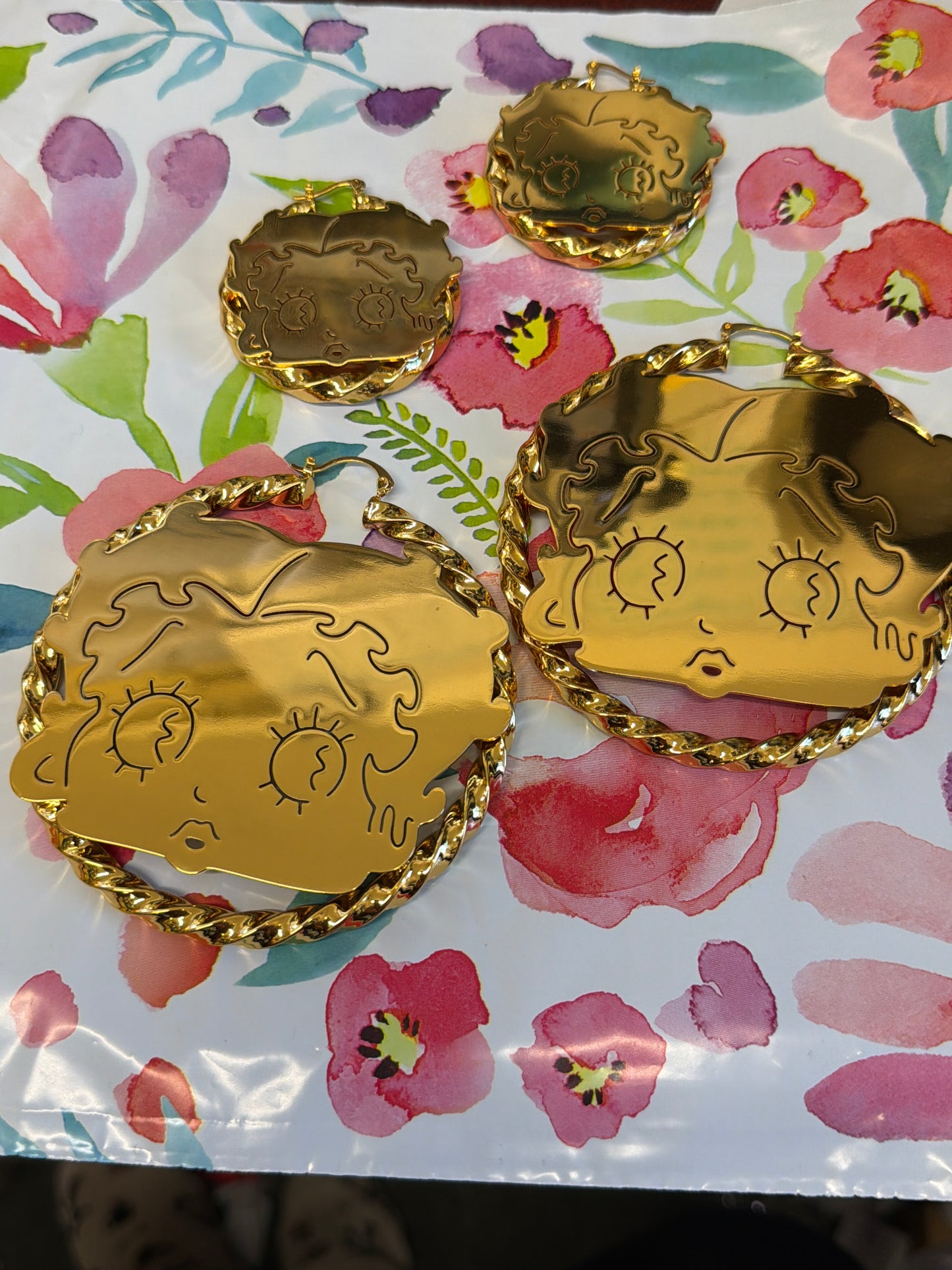Betty Boop Hoops