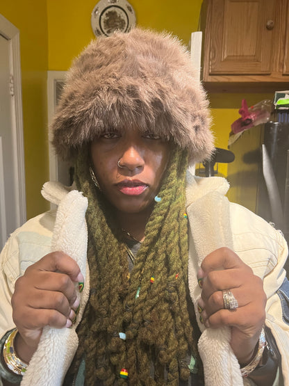 Frizzy Bucket Winter Hat