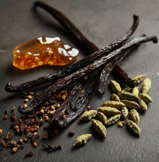 Vanilla Noir 
  moisturizing Body Oils