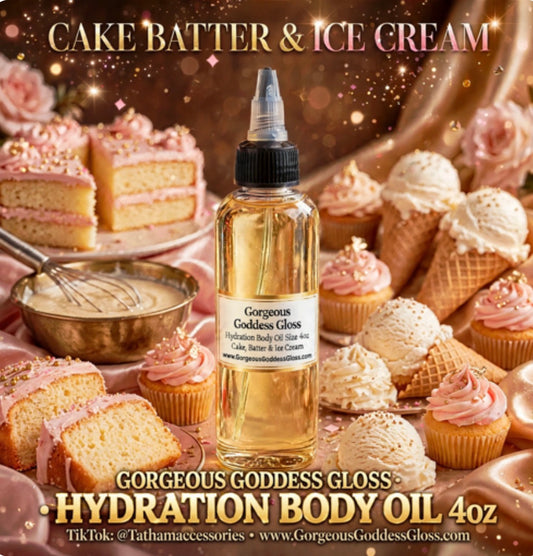 Cake Batter Ice Cream moisturizing Body Oils