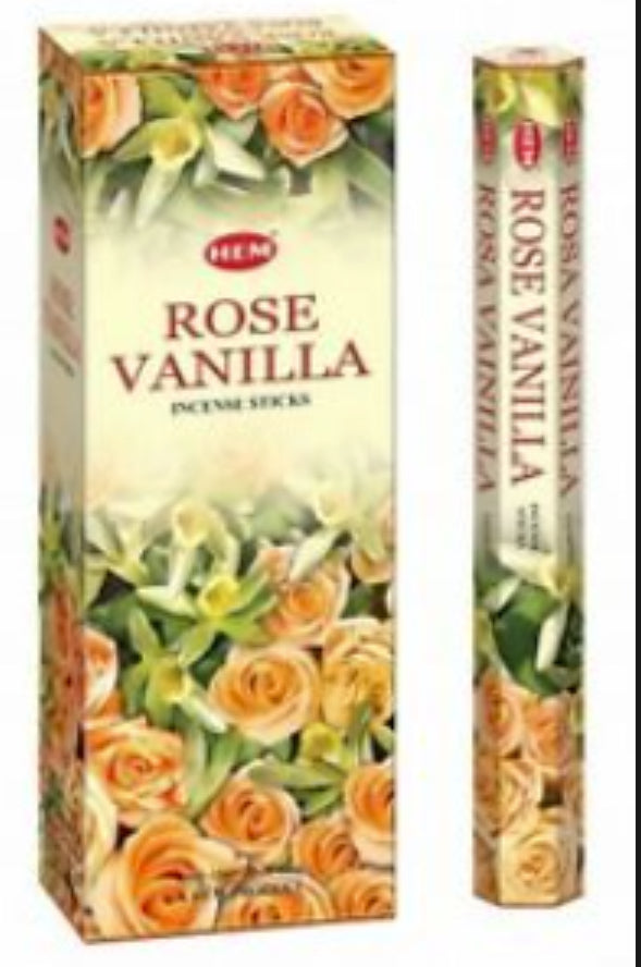 Rose Vanilla   Incense  Sticks