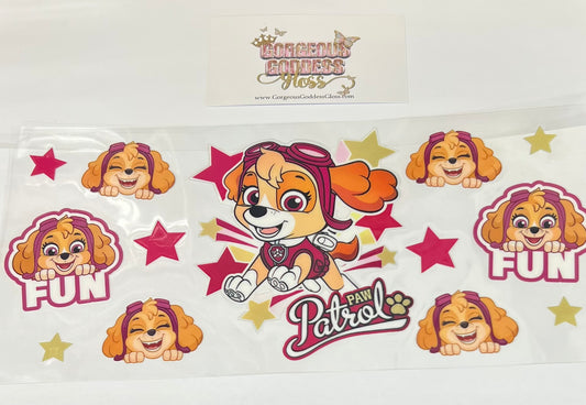 # 183 UV   DTF cup wrap