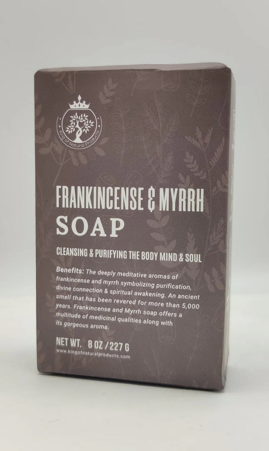 FRANKINCENSE & MYRRH SOAP

CLEANSING PURIFYING THE BODY MIND SOUL