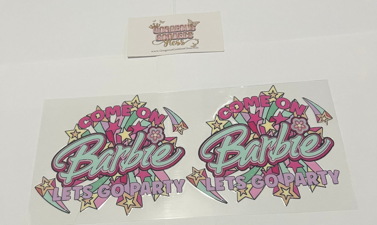 # 80 UV  DTF cup wrap