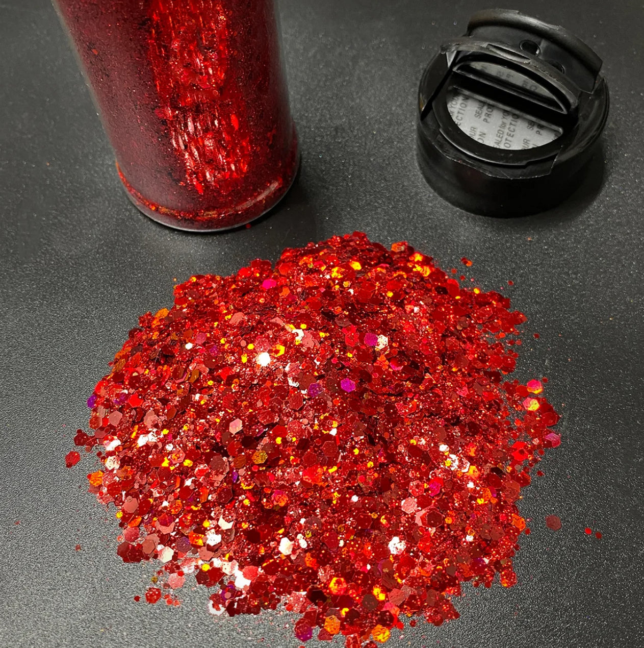 Fire Trucks  Chunky Glitter -  2oz