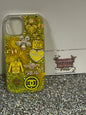 Yellow Custom junk case FOR (iPhone 13,14,15  ) this case in photo