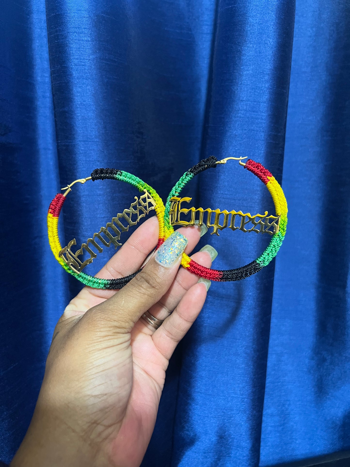 Empress  Crochet large Earrings