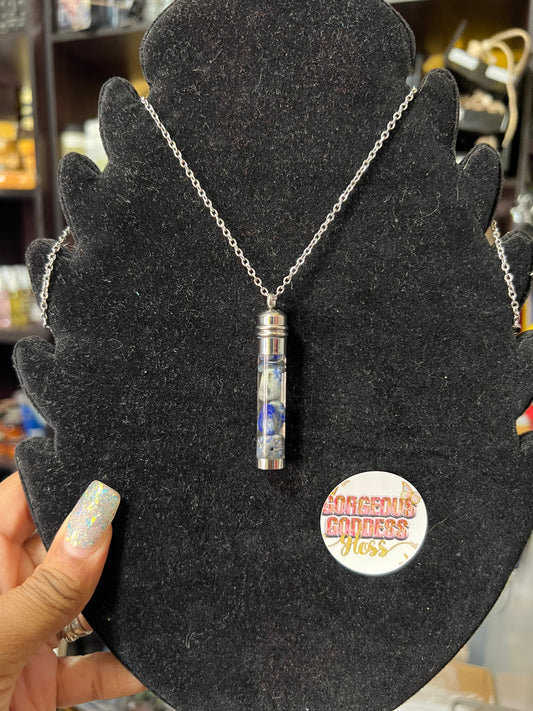 Lapis Lazuli  Florida Water Necklace