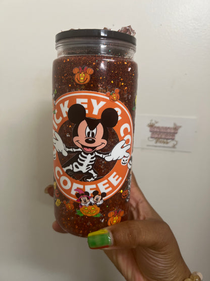 Mickey & Co Halloween Snowglobe Cup 20oz