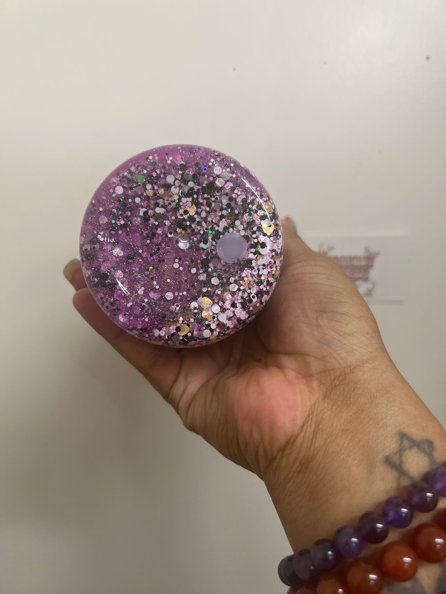 Hello Kitty Cow  Custom Snowglobe Cup 20oz (AS PHOTO)