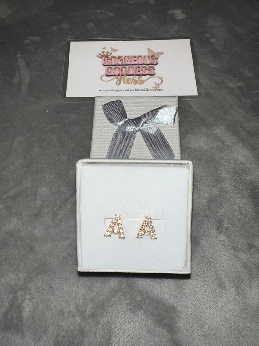 A - Letter Earring