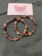 Fluorite Gemstone Copper Wire Beaded Bracelets