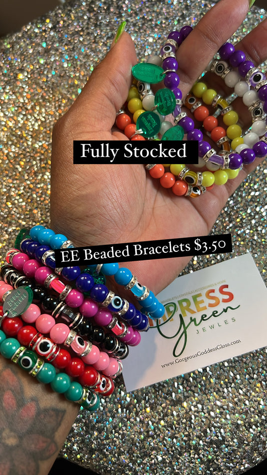 EE Solid Beaded Bracelets