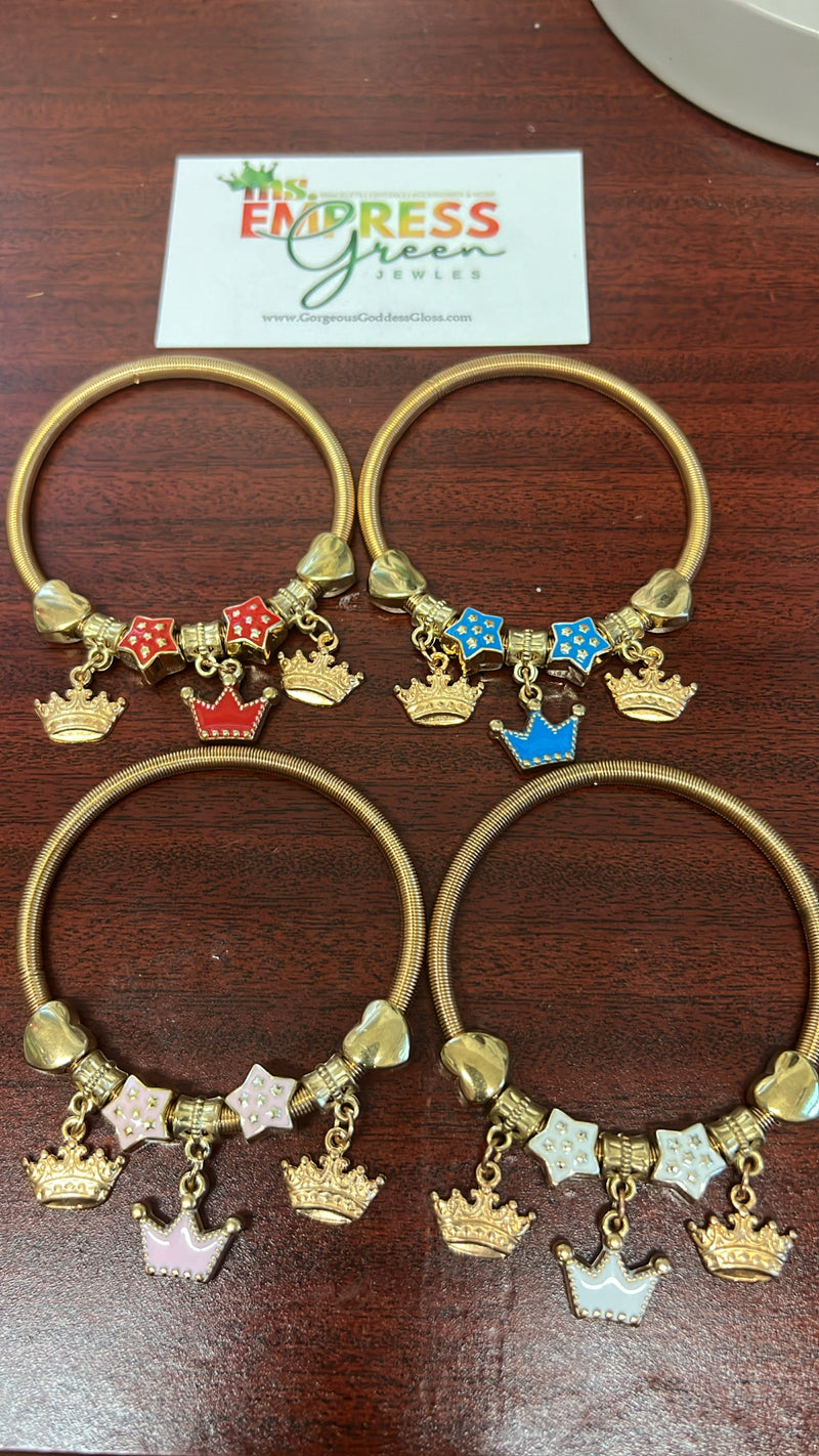 Crown Of Hearts Spring  Bracelets