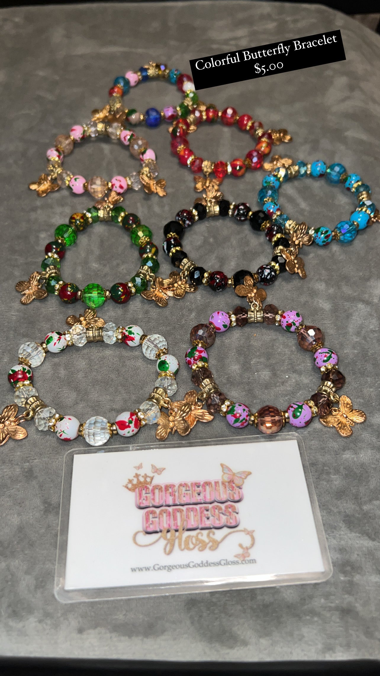 Colorful Butterfly Bracelet