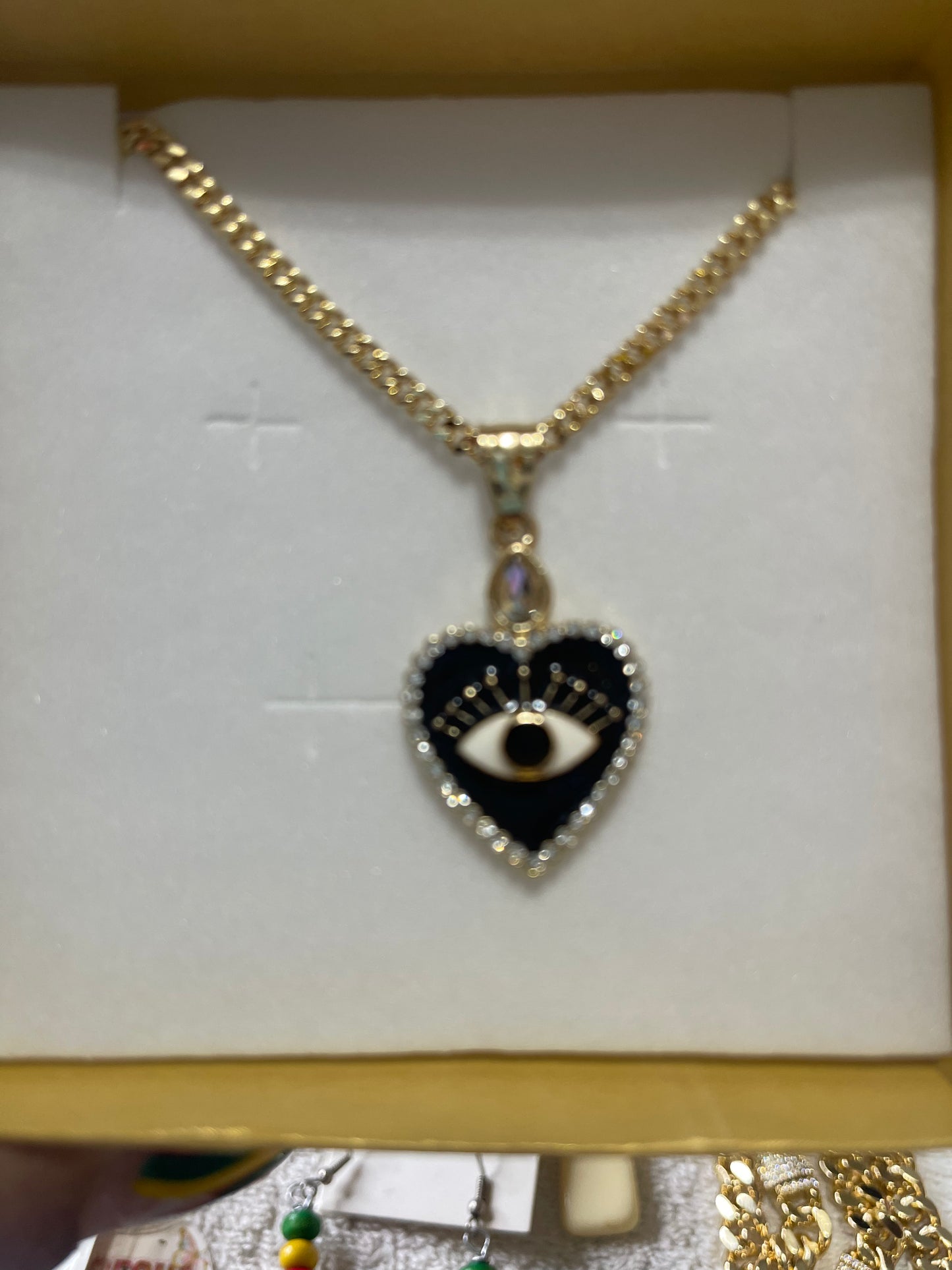 Black Heart Evil eye