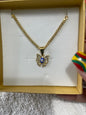 Butterfly Evil Eye Necklace