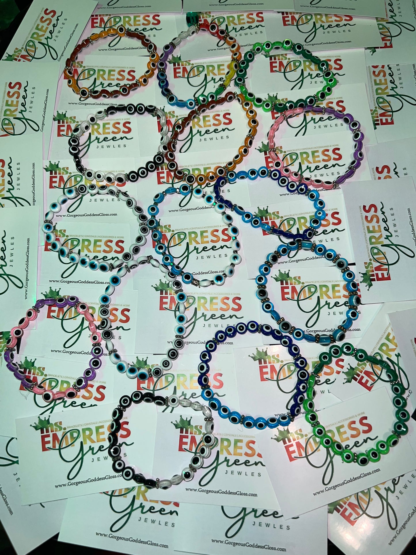 Half & Half Evil Eyes Bracelets