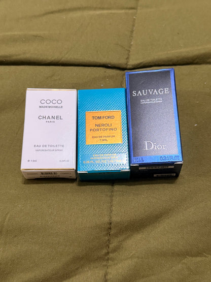 miniature luxurious ￼perfumes 3pack