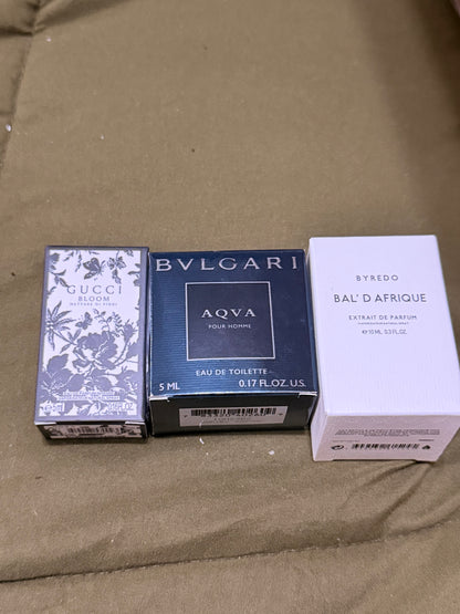 miniature luxurious ￼perfumes 3pack