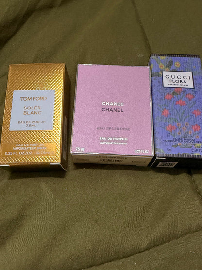 miniature luxurious ￼perfumes 3pack