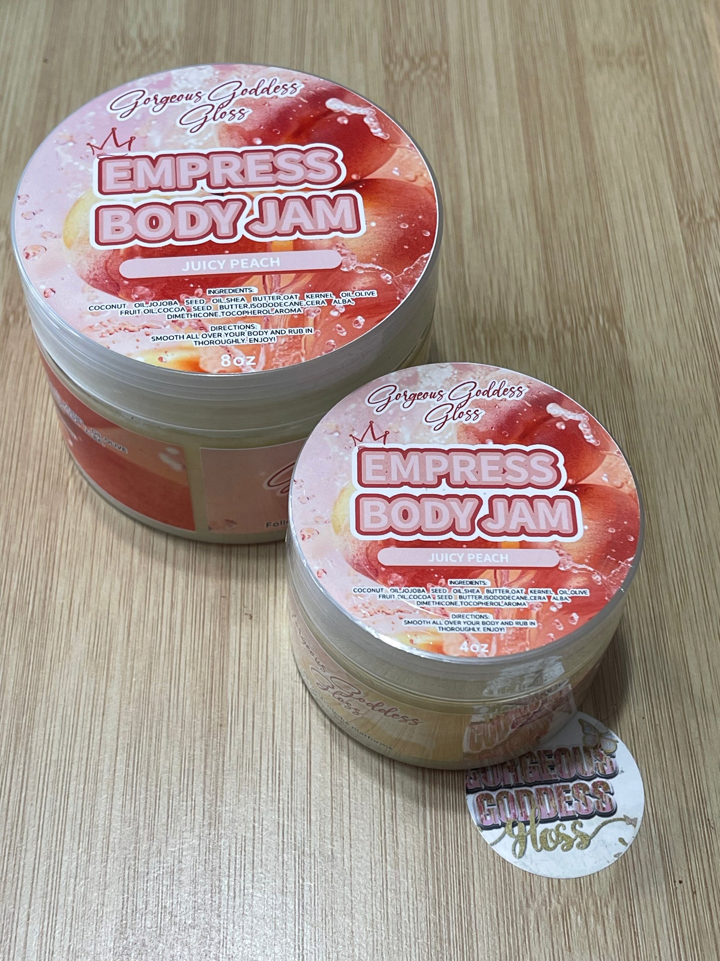 Juicy Peach Empress body Jam