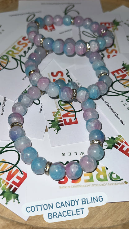 Cotton Candy  Single  Bracelet 1 pc