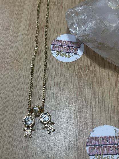 Necklaces with children pendant