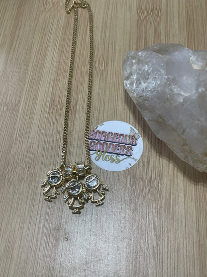 Necklaces with children pendant