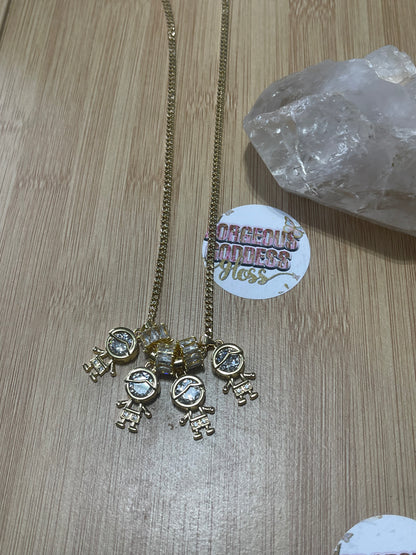 Necklaces with children pendant
