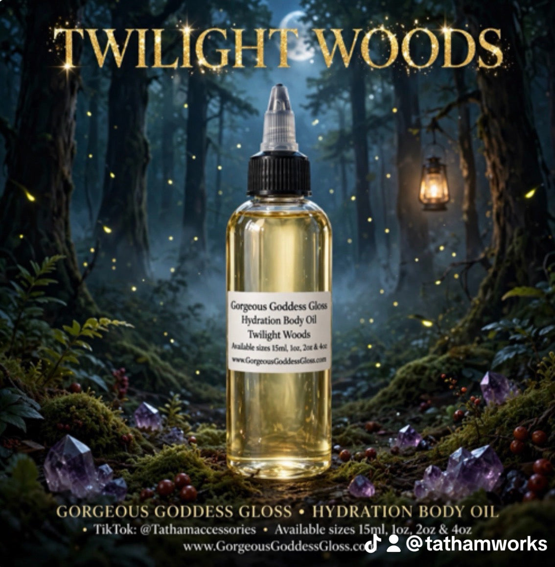 Twilight  Woods For Men moisturizing Body Oils