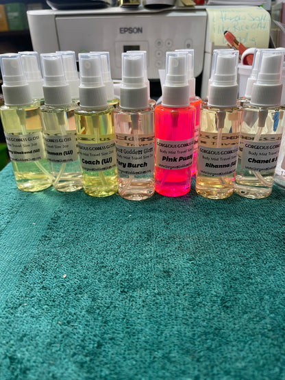 Travel Size 2oz Body Mist  Handmade Sweet Rollors Fragrance oil Buy 2 Get 1 FREE (ADD ALL 3 TO CART)