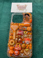 Orange Custom junk case FOR (iPhone16 ProMax ) this case in photo